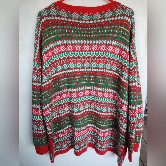 Isabella's Closet Jesus Party Like It's My Birthday Ugly Christmas Sweater Knit - Picture 3 of 8